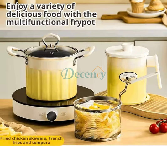 3L Stainless Steel Deep Frying Pot