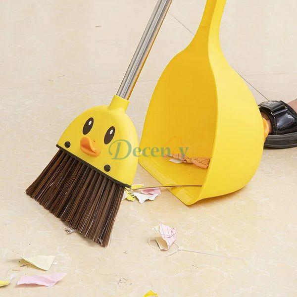 Duck Shape Broom With Dustpan For childrens