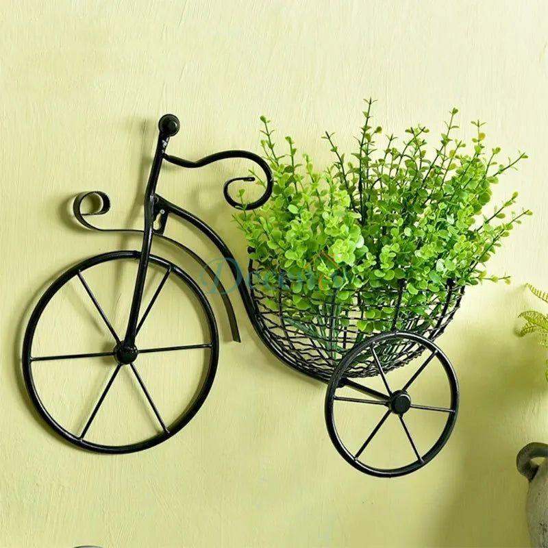 Bicycle Design Wall Basket For Home Decoration - Decency