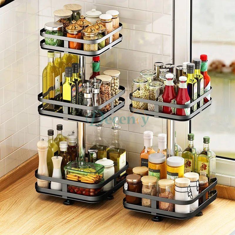 360° Rotatable Metal Storage Organizer - Decency
