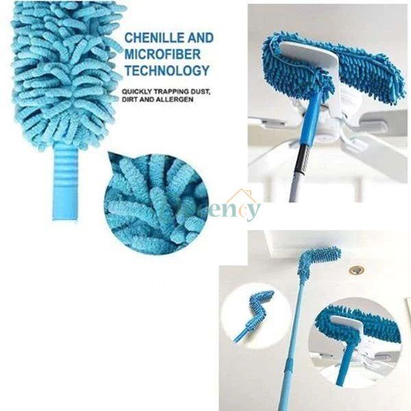 Flexible Microfiber Duster With Long Handle (Steel Rod) - Decency
