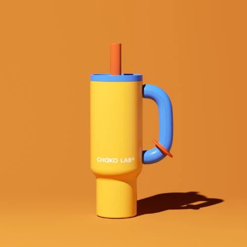 CHAKO LAB THERMOS CUP- LEMON - 1050ml