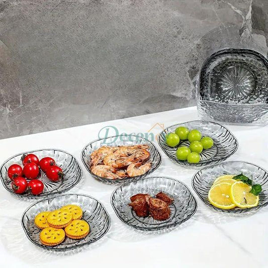 8 Pcs Acrylic Plates