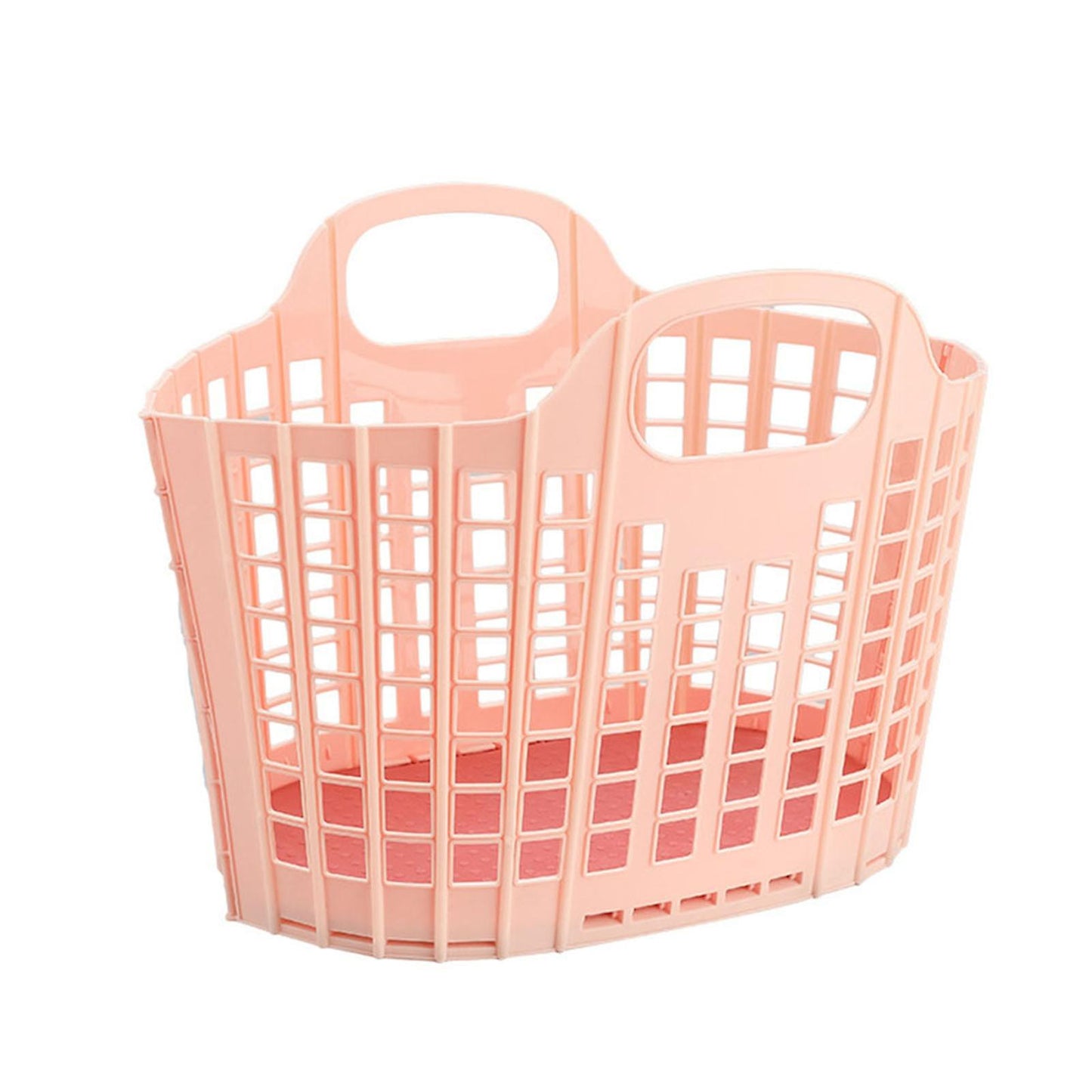 Foldable Shopping Basket Bathroom Shower Basket Plastic Basket with Handle