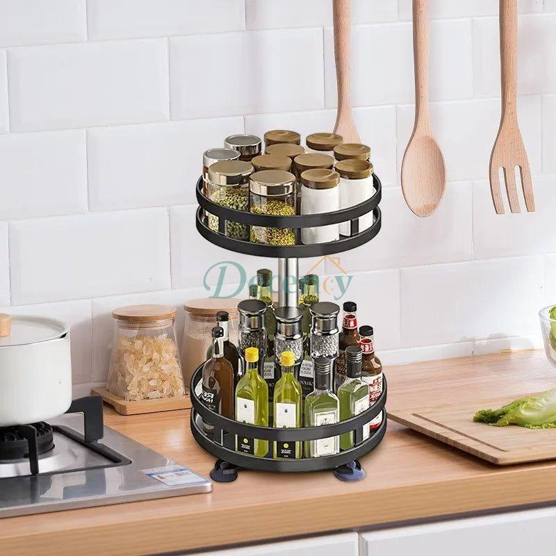 360° Rotatable Metal Storage Organizer - Decency