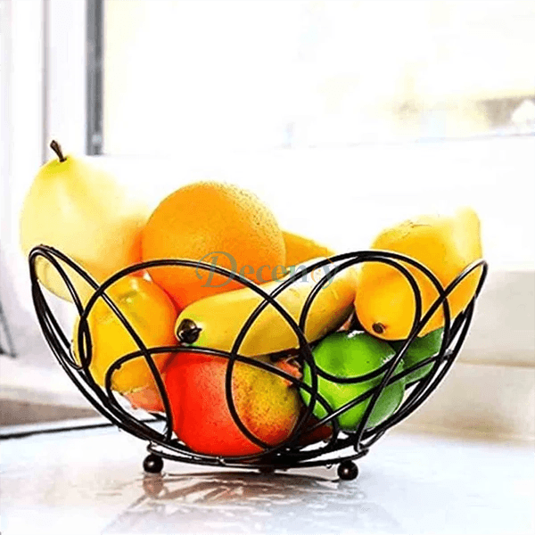 Fancy Fruit Iron Bowl