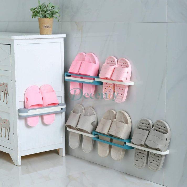 Wall Mounted Shoe And Bathroom Towel Organizer Rack - Decency