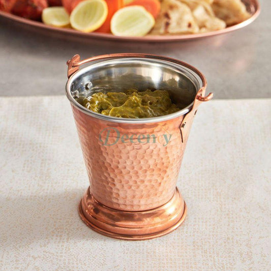 Elegant Copper Serving Balti