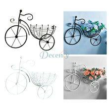 Bicycle Design Wall Basket For Home Decoration - Decency