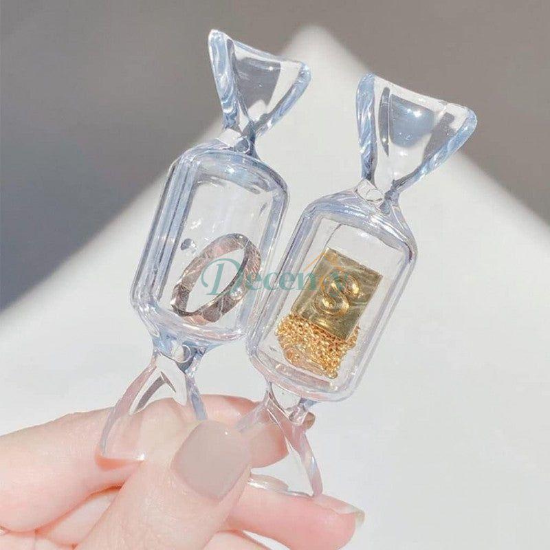 Pack Of 10 Candy Shaped Jewelry Box With Lid