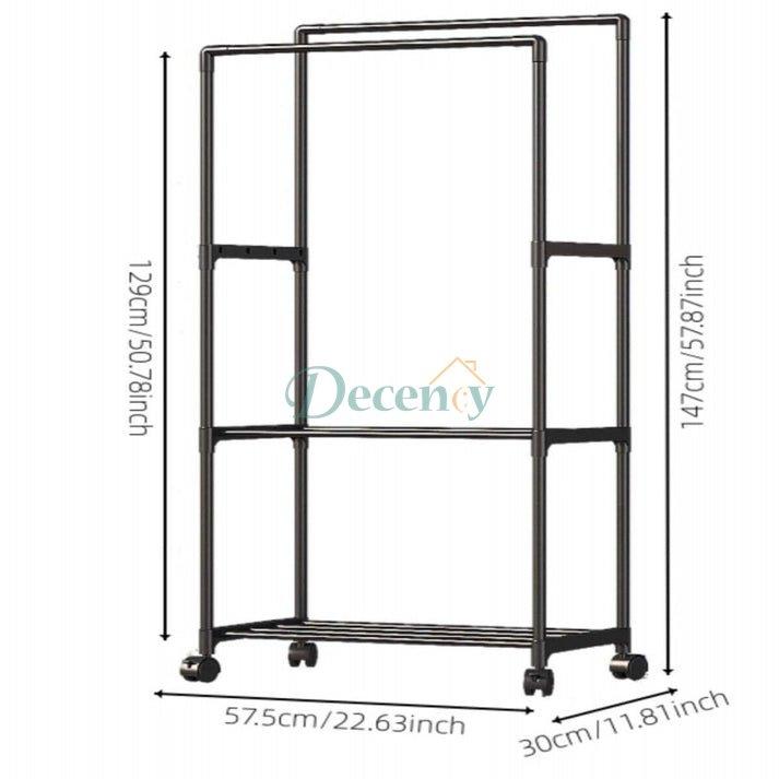 Multifunctional Iron Clothes Drying Rack