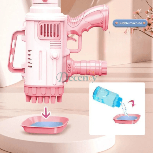 32 HOLES BAZOOKA BUBBLE MACHINE GUN TOY