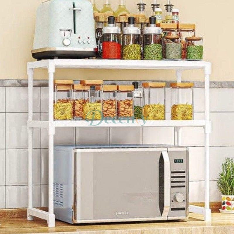 Over Microwave Oven 2 Layer Rack