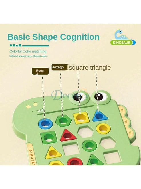 Dinosaur 2 Shape Learning Puzzles for Toddlers