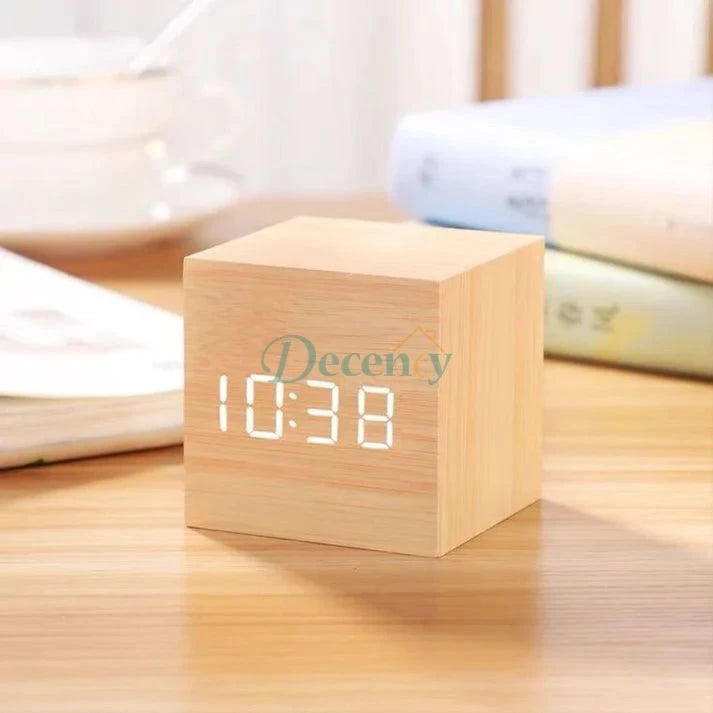 Wooden Alarm Clock