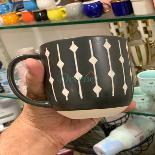 Danny Home™ 4 Pcs Classic Printed Mugs