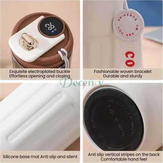 Portable Stainless Steel Insulated Temperature Tumbler 500ml