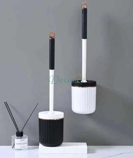 Toilet Bowl Cleaning Brush with Wall Hanging Holder