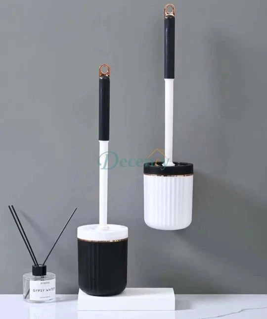 Toilet Bowl Cleaning Brush with Wall Hanging Holder