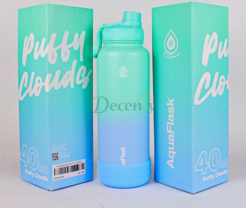 AquaFlask Dream Collection 40oz – Puffy Clouds.