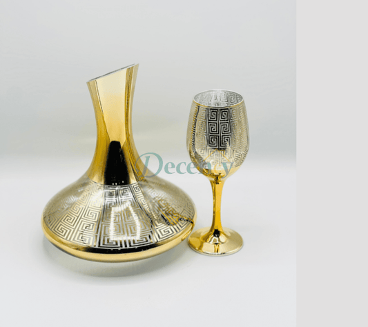 7PCS Glass Water Decanter Set