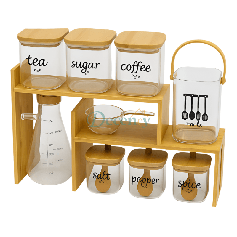 BambooNest 9-Piece Kitchen Organizer Set