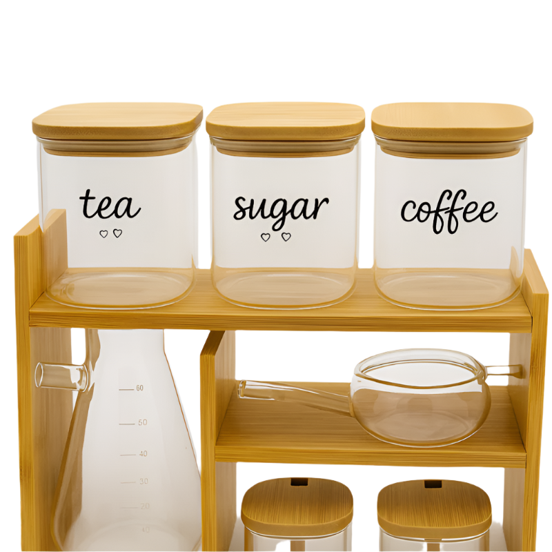 BambooNest 9-Piece Kitchen Organizer Set