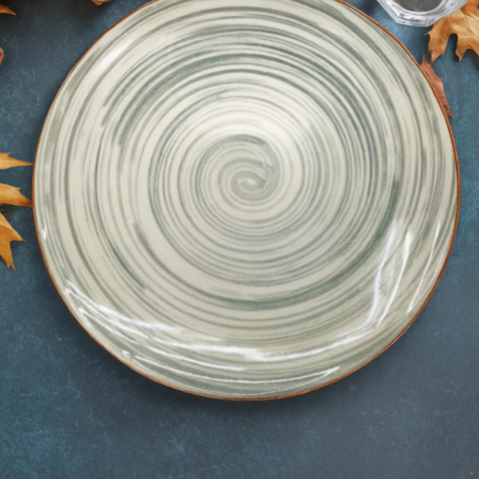 Danny Home Ceramic Spiral Side plate 7.5inch