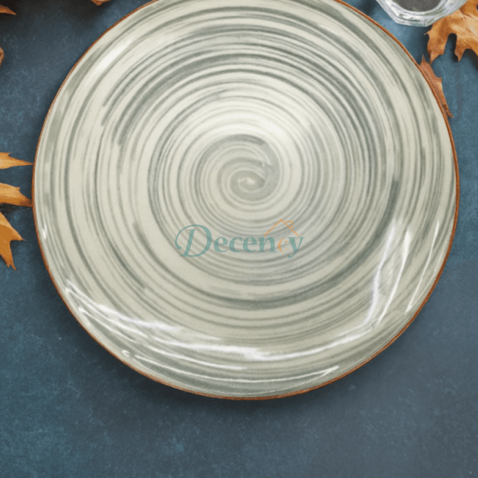 Danny Home Ceramic Spiral Side plate 7.5inch