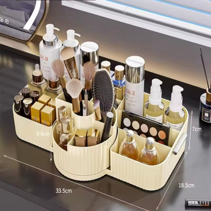 360° Rotating Makeup Brush Holder