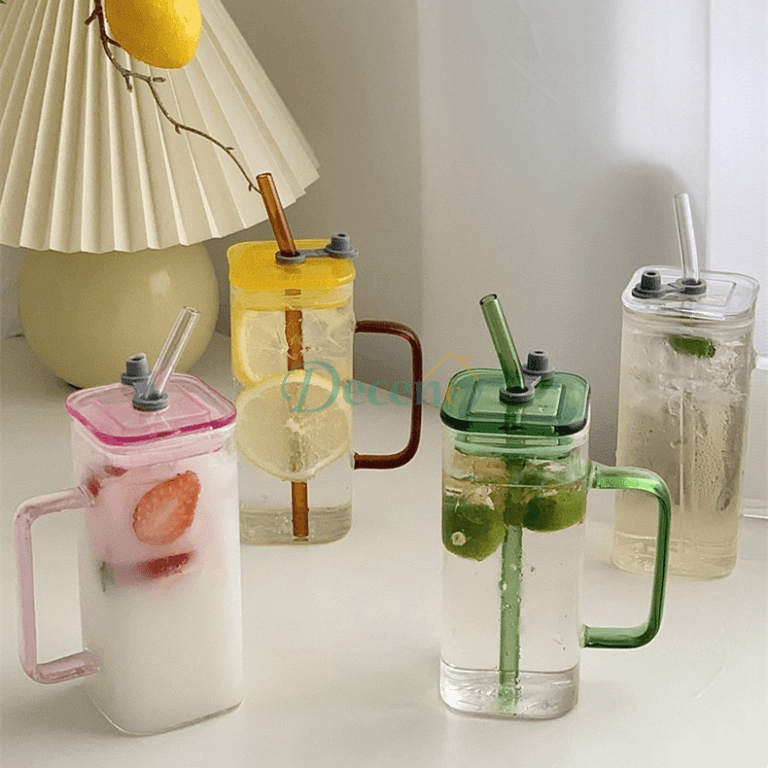 400ML Square Glass with Handle