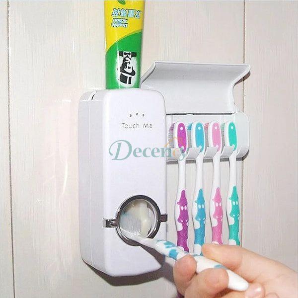 Toothpaste Dispenser With Holder
