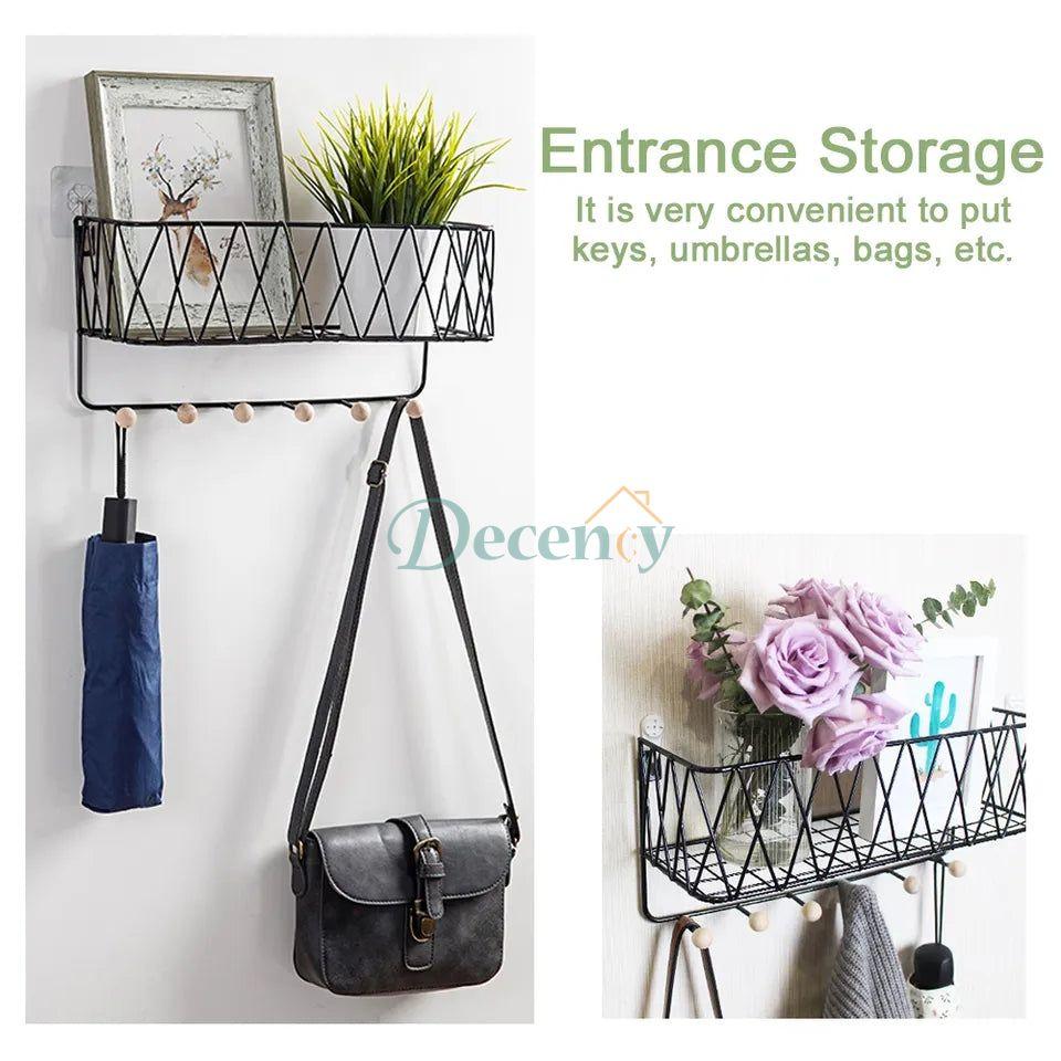 Criss-Cross Wall Utility Shelf - Decency