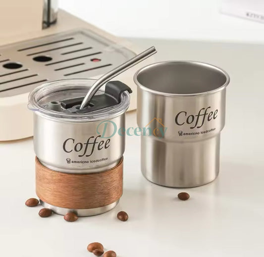 300ml Stainless Steel Insulated Mug With Lid
