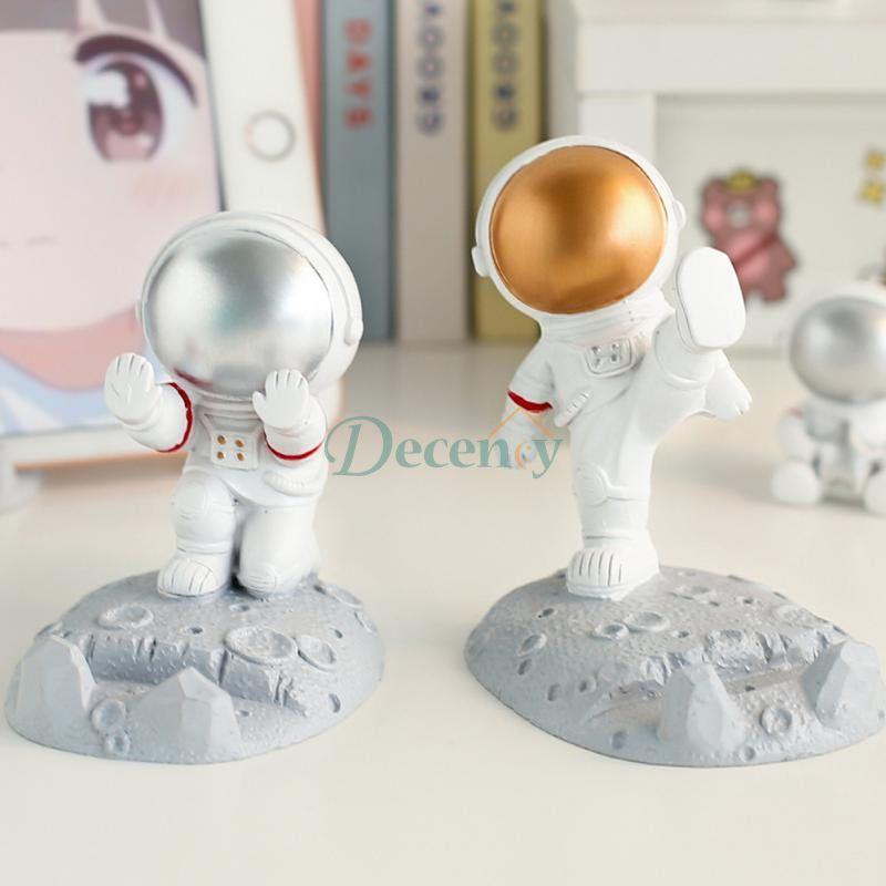 Astronaut Plastic Spacesuit Figurine Phone Holder