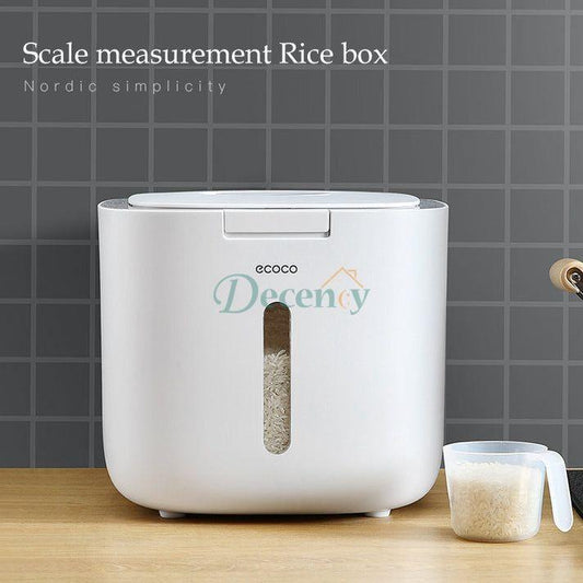 10Kg Rice Storage Box Rice Cylinder - Decency
