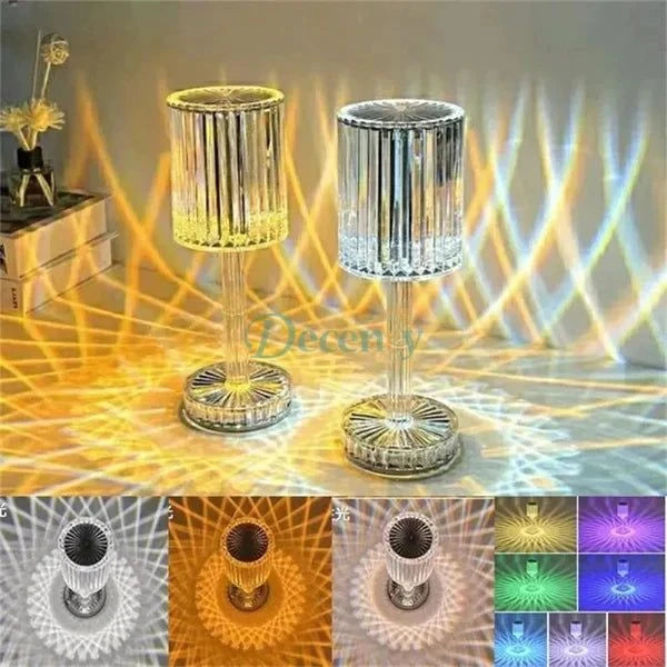 Crystal Colour Changing Lamp (16 Colors) - Decency