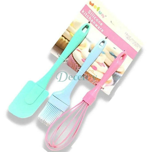 3 in 1 Silicon Spatula Set