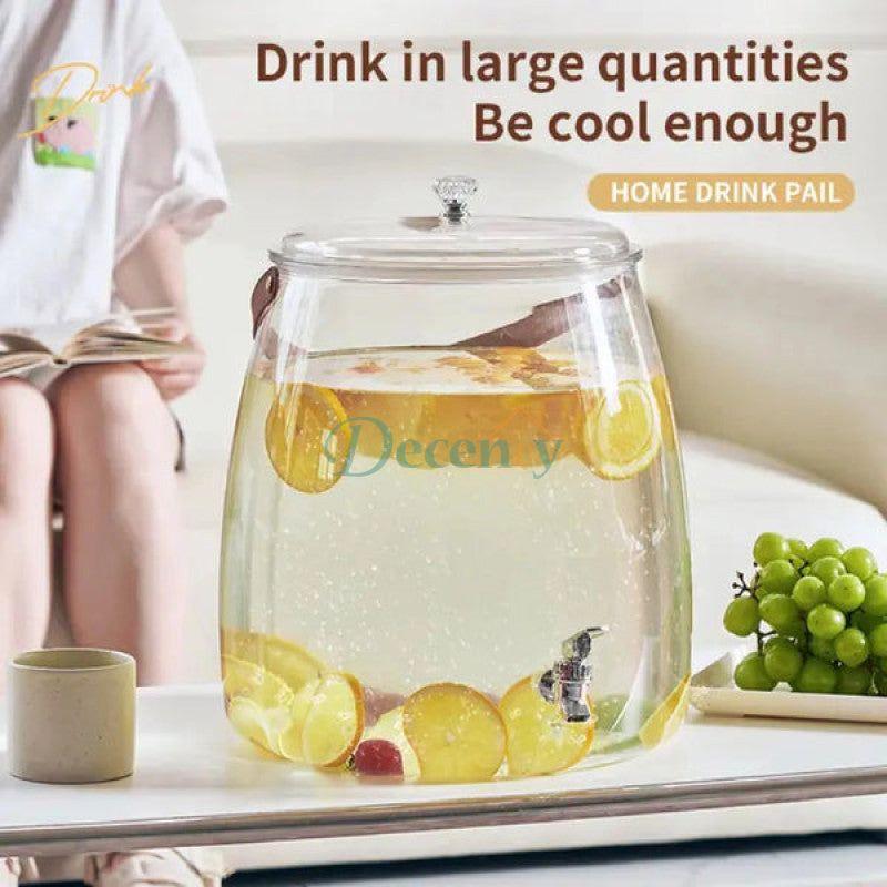 Beverage Dispenser Container With Handle