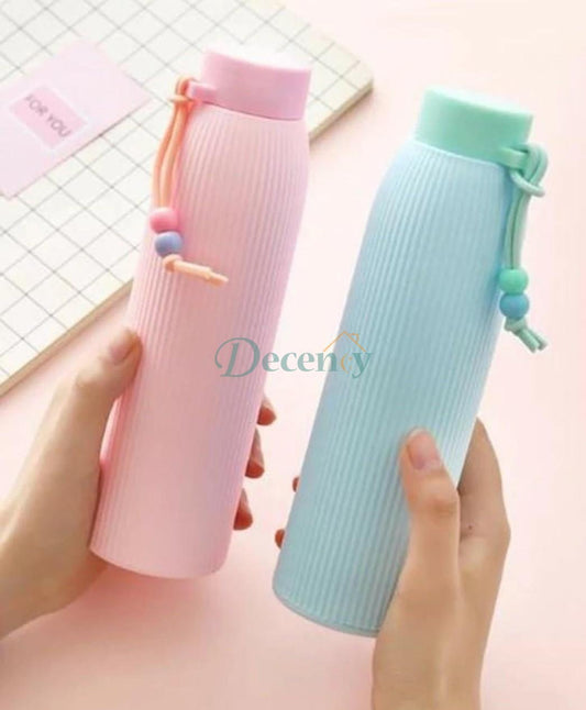 Water Bottle With Silicone Cover 350ml