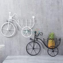 Bicycle Design Wall Basket For Home Decoration - Decency