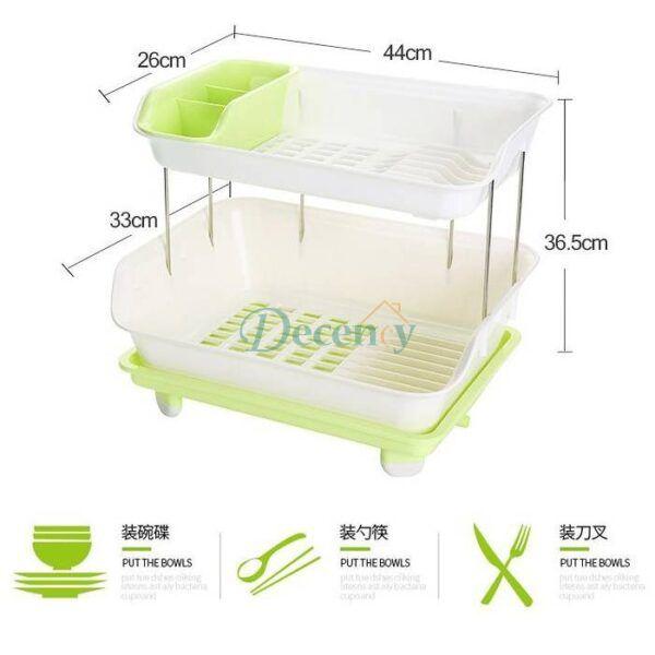Multi-Purpose Draining Storage Rack