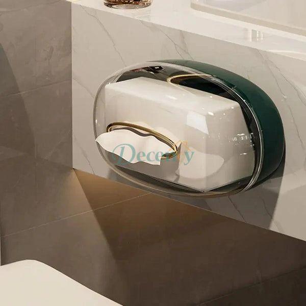 Wall Mounted Oval Tissue Box