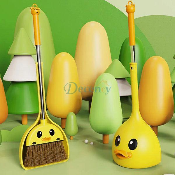 Duck Shape Broom With Dustpan For childrens