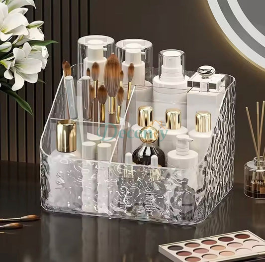 4 Compartment Acrylic Cosmetic Organizer