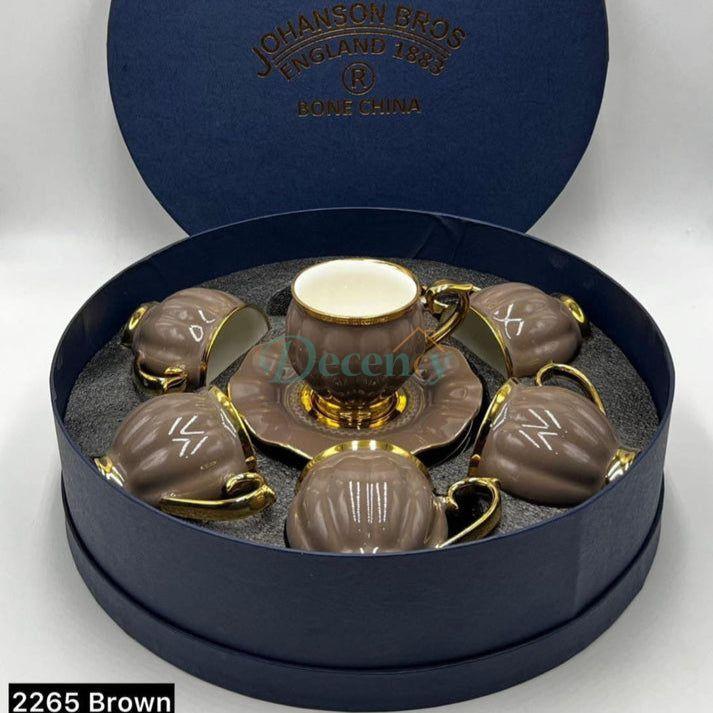 Cup and Saucer Collection – 12 Pcs Set