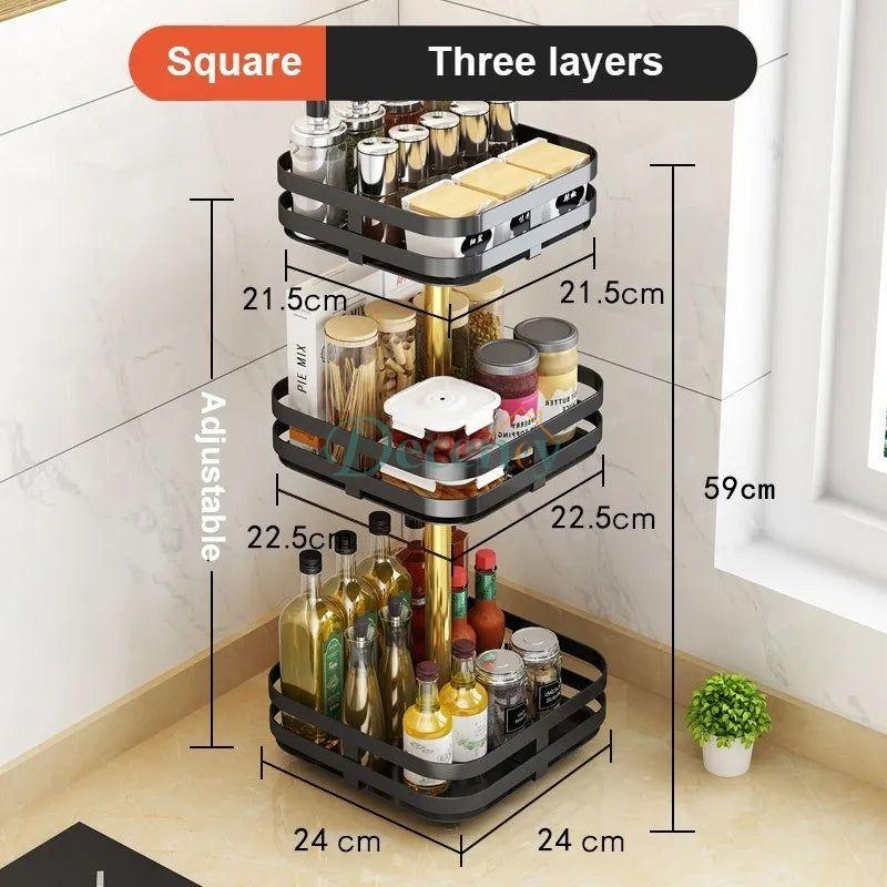 360° Rotatable Metal Storage Organizer - Decency
