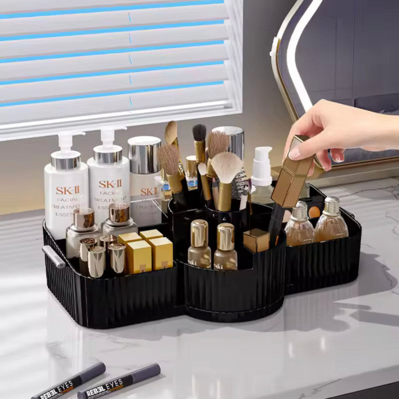 360° Rotating Makeup Brush Holder