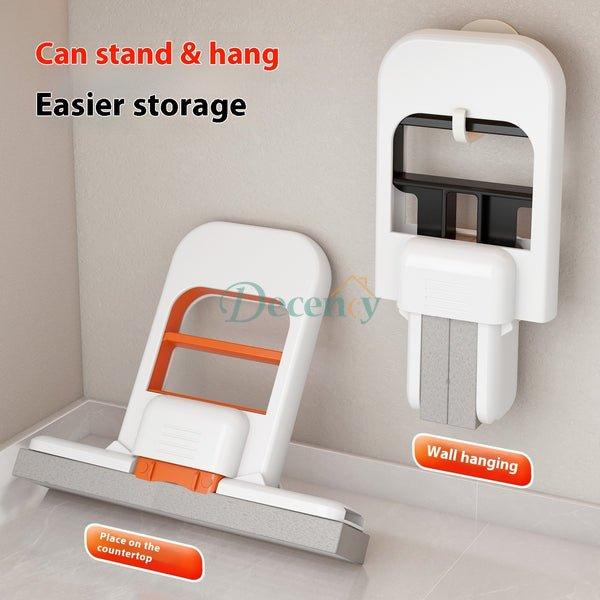 Portable Mini Self-Squeeze Mop: Foldable Desktop & Small Area Cleaning Tool