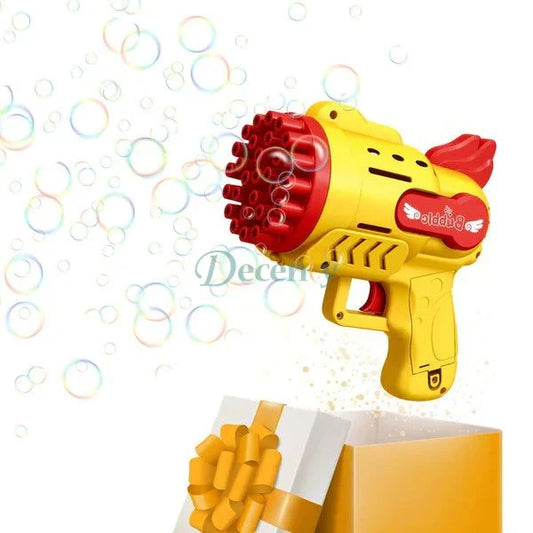 Bubble Machine Gun 29 Holes Blaster For Kids